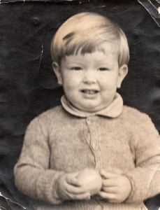 Ian Anderson as a small child