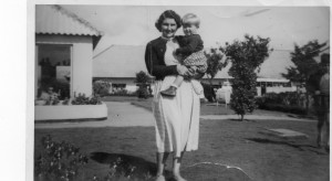 Mum Marie, holding baby Ian