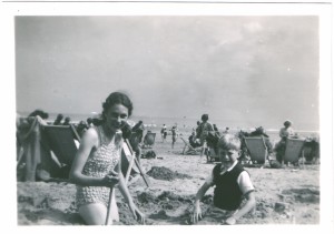 Hazel and her cousin, Derek Lawrenson c 1950      