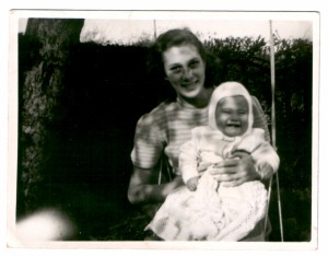 Hazel with cousin Barry Hudston        