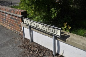 Victoria Avenue Road Sign