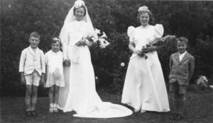 The Wedding of John Burge's cousin, Marjorie Dyche. 