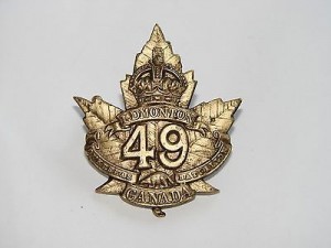 49th Battalion Cap Badge