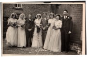 June and  Fred’s wedding