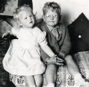 Janet and Jeff as babies.