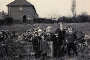 1962/3 - Playing  on land at the bottom of Kimberley Road.